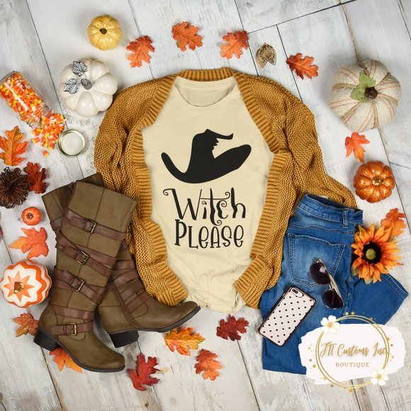 Tops - Halloween Cute Witch Shirt